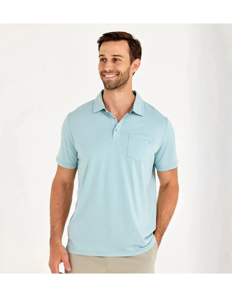 Free Fly Men's Bamboo Heritage Polo - Image 2