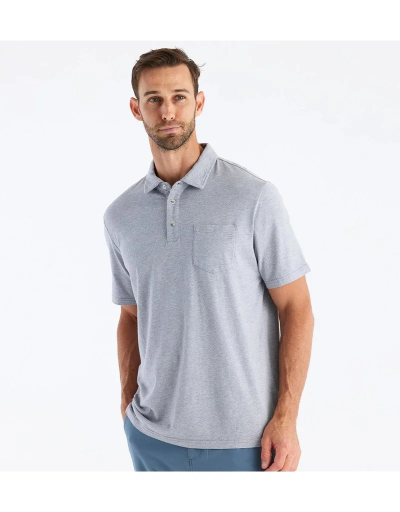 Free Fly Men's Bamboo Heritage Polo - Image 3