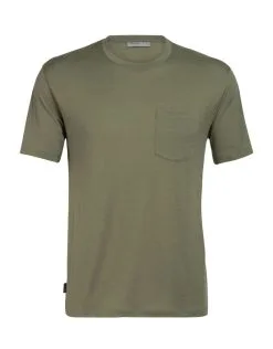 Icebreaker Mens Ravyn SS Pocket Crewe