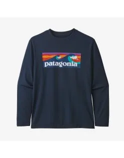 Patagonia Boys' L/S Cap Cool Daily T-Shirt