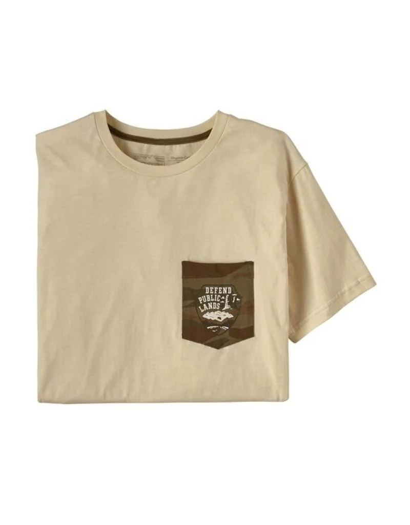 Patagonia M's Defend Public Lands Organic Pocket T-Shirt